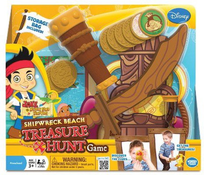 

Wonder Forge Jake And The Never Land Pirates Shipwreck Beach Treasure Board Game