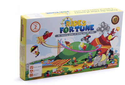 

LogicRoots Educational Math Game RIDES OF FORTUNE Cool Monopoly Gift For 8 To 11 Years Kids To Learn Transaction Skills Board Game