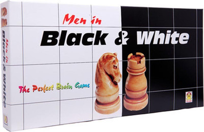

Kids Mandi Techno Men In Black & White Chess Set Board Game