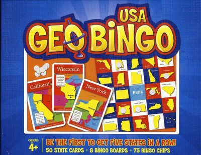 

Geotoys Geobingo Usa Educational Geography Board Game