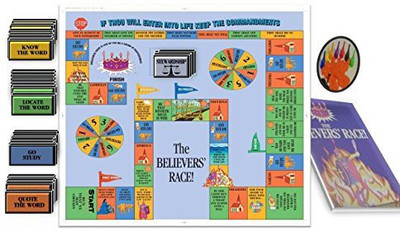 

Believers' Race Bible For Beginners Intermediate And Advanced Bible Readers Board Game
