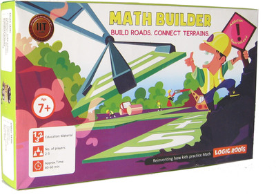 

LogicRoots Educational Game MATH BUILDER Maths Strategy Board Game Thinking Gift(Multicolor)