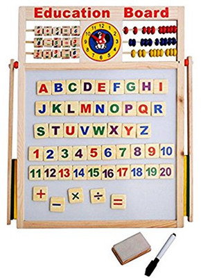 

Vaibhav Kids Magnetic Standing Easel Writing Education Board Toys For Kids Pre - school Creative Easel Board Game