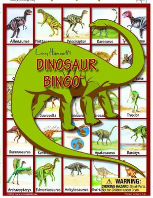 

Lucy Hammett Games Dinosaur Bingo Board Game