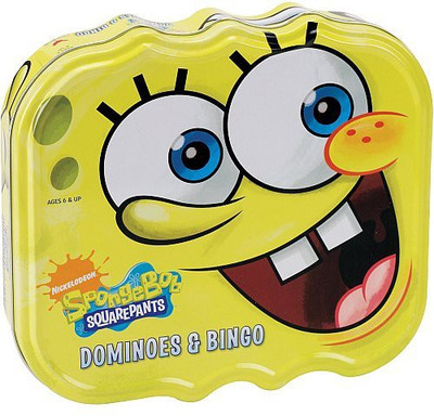 

Cardinal Industries Spongebob Bingo Dominoes/Bingo In Plastic Box Board Game