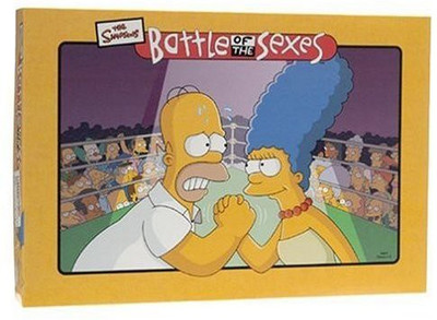 

University Games Battle Of The Sexes Simpsons Board Game