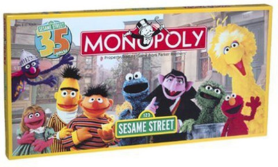 Hasbro Sesame Street 35Th Anniversary Edition Monopoly Board Game