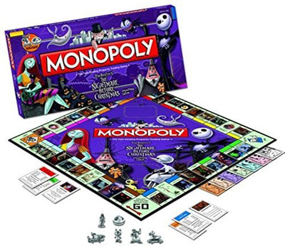 

USAopoly The Nightmare Before Christmas Monopoly Board Game