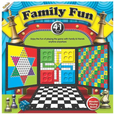 

Ratnas Family Fun 4 In1 Board Game