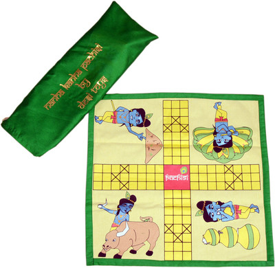 

Desi Toys Desi Toys Ludo, Nanha Kanha theme Pachisi Choupad game in Cloth Board Game
