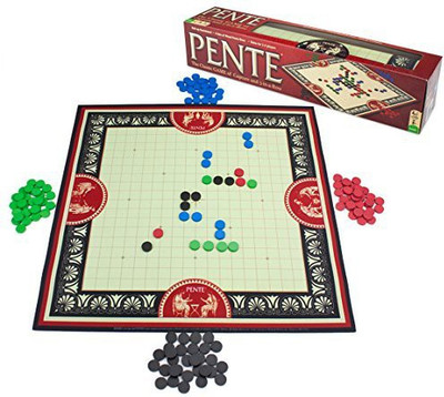 

Winning Moves Pente With Quality Noslip Rollup Board Game