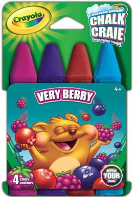

Crayola Build Your Box Very Berry Chalk (4 Count) Board Game