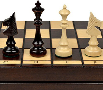 

Sunrise Handicrafts "Club" European International Chess Set 189" Board Game