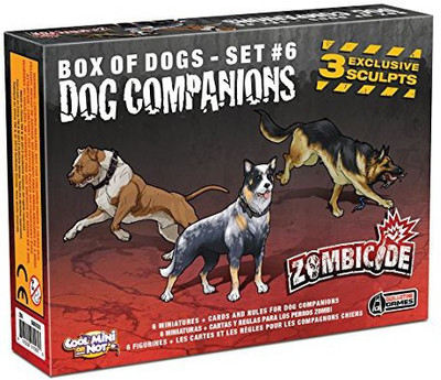 

Guillotine Games Cool Mini Or Not Gug0020 Zombicide Dog Companions Board Game