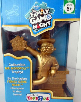 

Monopoly Hasbro Family Night Mr Trophy Board Game