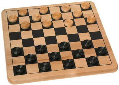 

Cardinal Industries Cardinal Wood Checkers & Tic Tac Toe Board Game