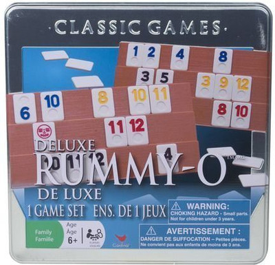 

Cardinal Rummyo Tin Board Game