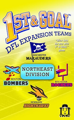 R & R Games 1St And Goal Expansion 2 Northeast Division Board Game