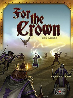Victory Point Games For The Crown Fantasy Deckbuilding Boxed Board Game