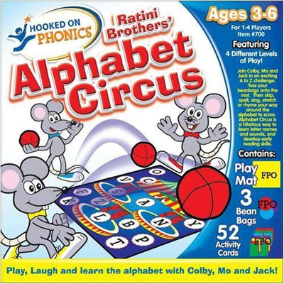 

Endless Games Hooked On Phonics The Ratini Brothers' Alphabet Circus Board Game