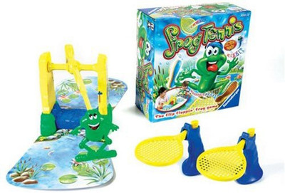 

Pressman Toy Frog Tennis Board Game