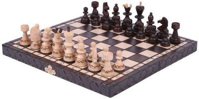 

ChessCentral The Caliph Unique Wood Chess Setchess & Chess Piece Storage Board Game