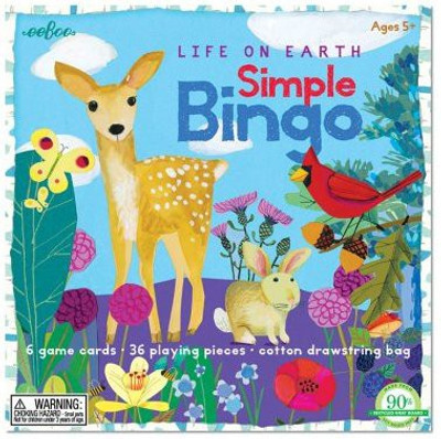 

eeBoo Life On Earth Simple Bingo Child Board Game