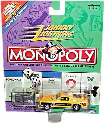

Johnny Lightning 2001 Monopoly Community Chest Ford Mustang Car Board Game