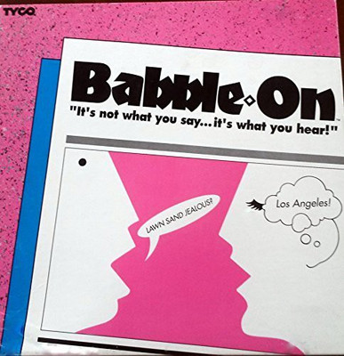

Tyco Babble On Board Game