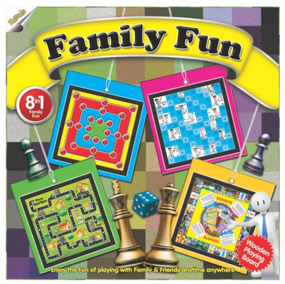 

Ratnas Family Fun 8 In 1 Board Game
