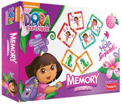 FUNSKOOL Dora The Explorer Memory Game Educational Board Games Board Game