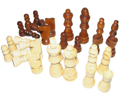 

HE Retail Wooden Spare Pieces for Chess Board Game