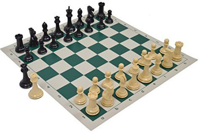 

Wholesale Chess Quadruple Weighted Chess Pieces And Vinyl Natural/Black Board Game