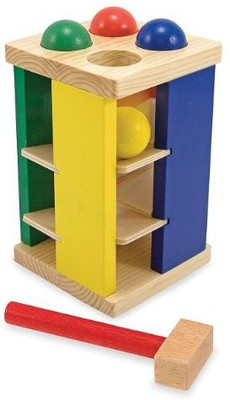 

Melissa & Doug Deluxe Pound and Roll Tower Board Game