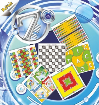 Ratnas 7 In 1 Family Game Board Game
