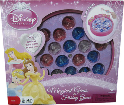 

Cardinal Industries Disney Princess Magical Gems Fishing Board Game