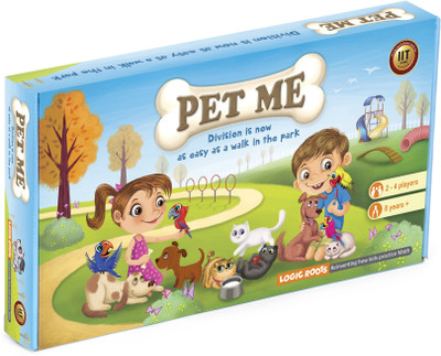 

LogicRoots Learning toys for kids PET ME Educational Game to learn Multiplication and Division for 8 years and up boys, girls Math Board Game