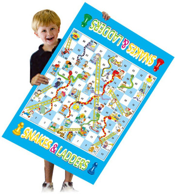 

Mitashi Playmart Giant Snakes & Ladders Board Game