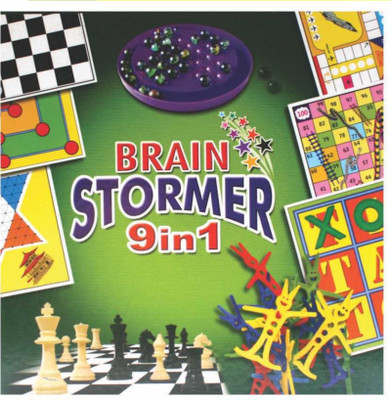 

C J Enterprise Brain Stormer 9 In 1 Board Game