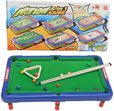 

Vinex Action 6 in 1 Table Board Game