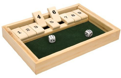 

Schylling Bamboo Shut The Box Board Game