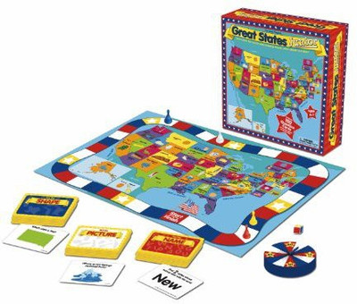 

International Playthings Great States Junior Board Game