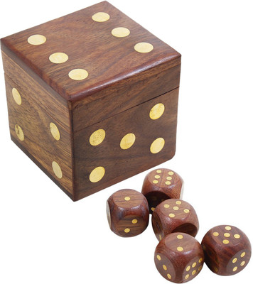 

RoyaltyLane RLM-wooden_dice_box_002 Board Game