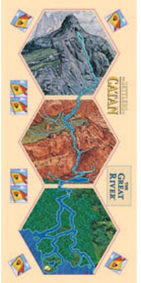 

Mayfair Games Settlers Of Catan The Great River Board Game