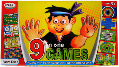 

GSI 9 in 1 Laminated Board Game