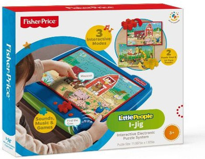 

TCG Fisherprice Ijig Interactive Electronic Puzzle System Board Game