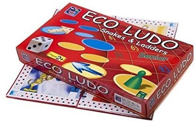 

Shop & Shoppee Eco Ludo (Snakes & Ladders) Board Game