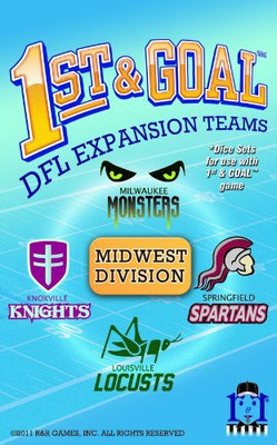 

R & R Games 1St And Goal Expansion 4 Midwest Division Board Game