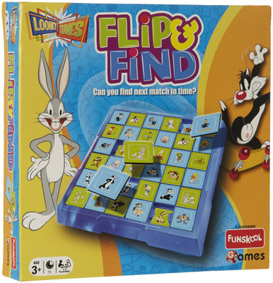 

Funskool Looney Tunes Flip And Find Game Board Game