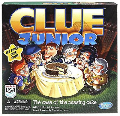 

Hasbro Clue Junior The Case Of The Missing Cake Board Game